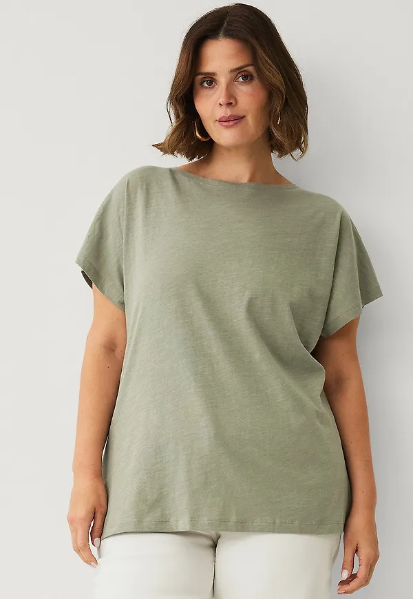 Ellos Plus collection - Topp med holkärm - Grön