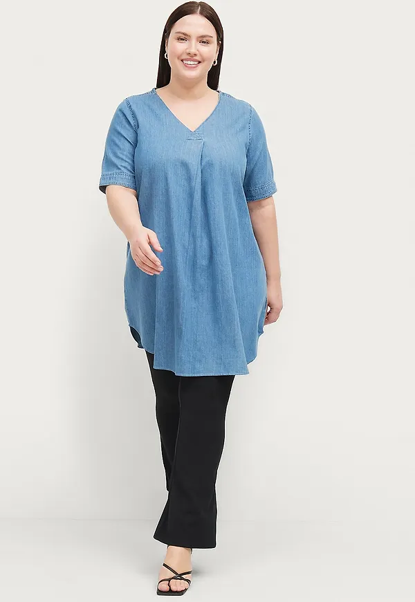 Ellos Plus collection - Tunika Becki - Blå