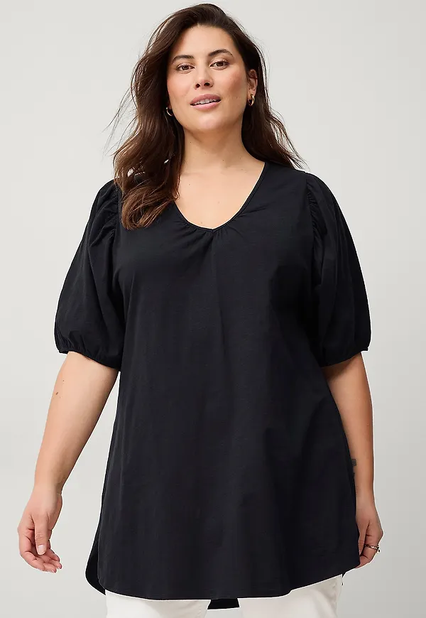 Ellos Plus collection - Tunika Enja - Svart