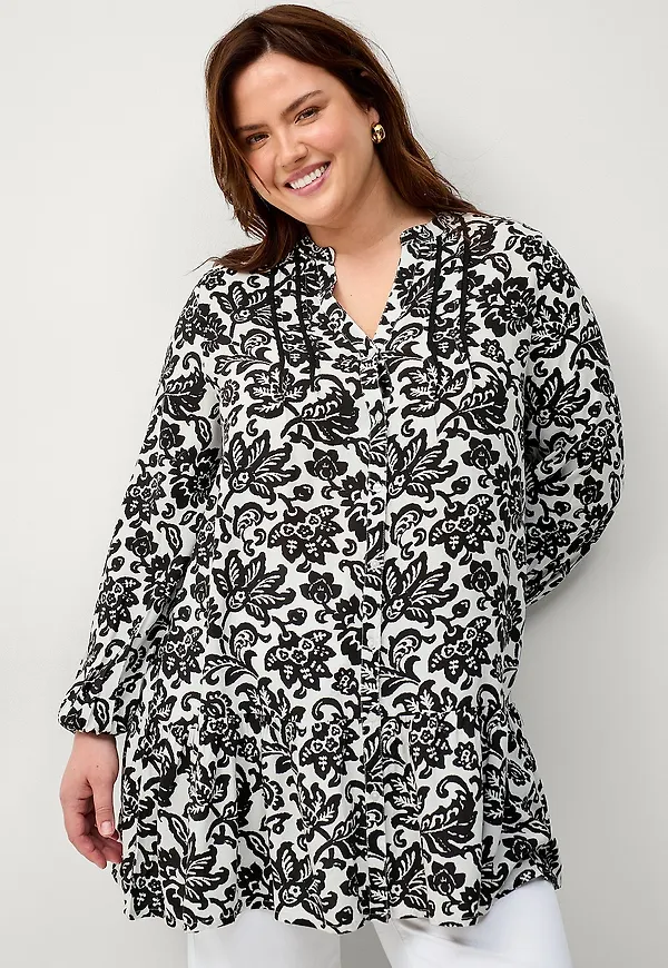 Ellos Plus collection - Tunika Frida - Vit