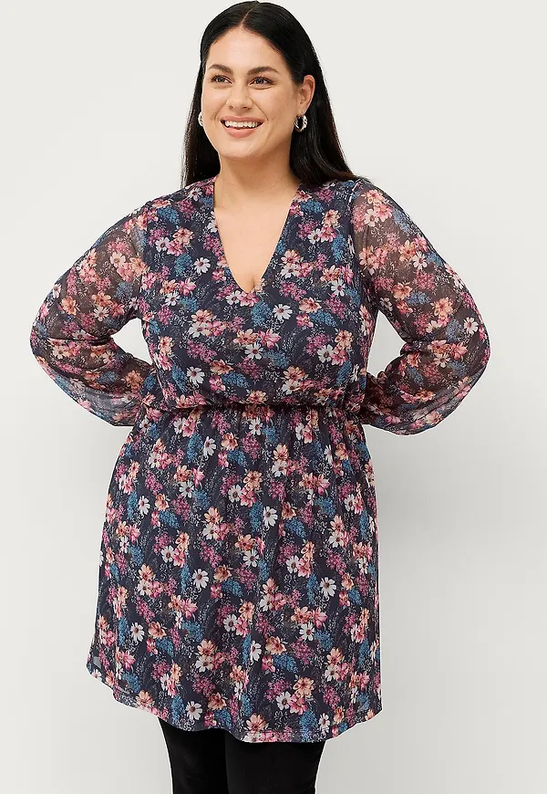 Ellos Plus collection - Tunika Kristina - Blå