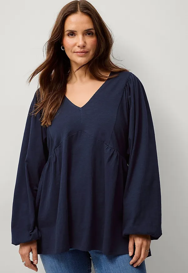 Ellos Plus collection - Tunika Mia - Blå