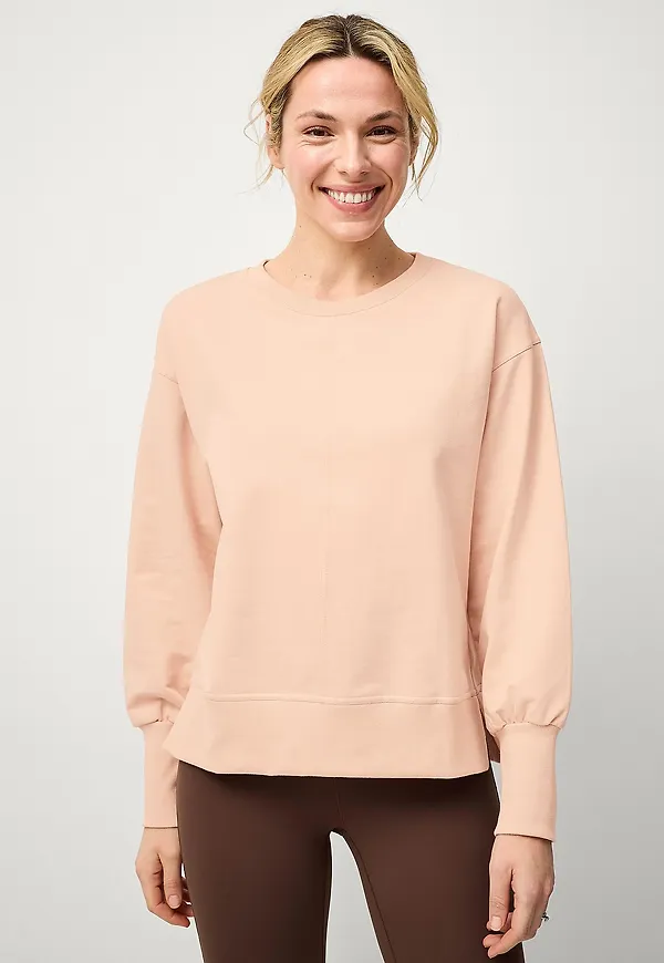Ellos STUDIO - Sweatshirt Sweat Crewneck Soft - Rosa