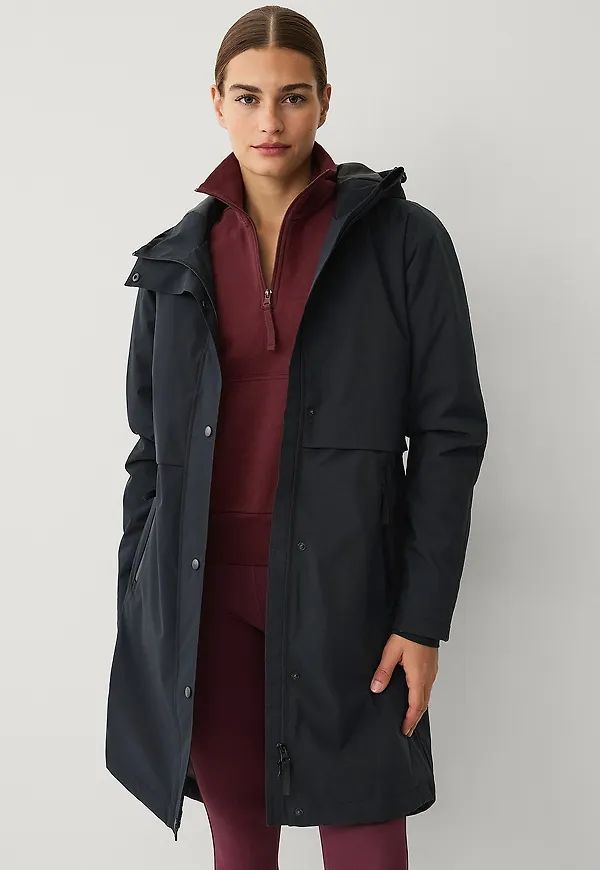 Ellos STUDIO - Lätt vadderad parkas - Svart