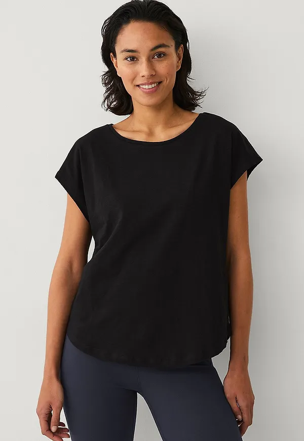 Ellos STUDIO - Square Tee Soft - Svart