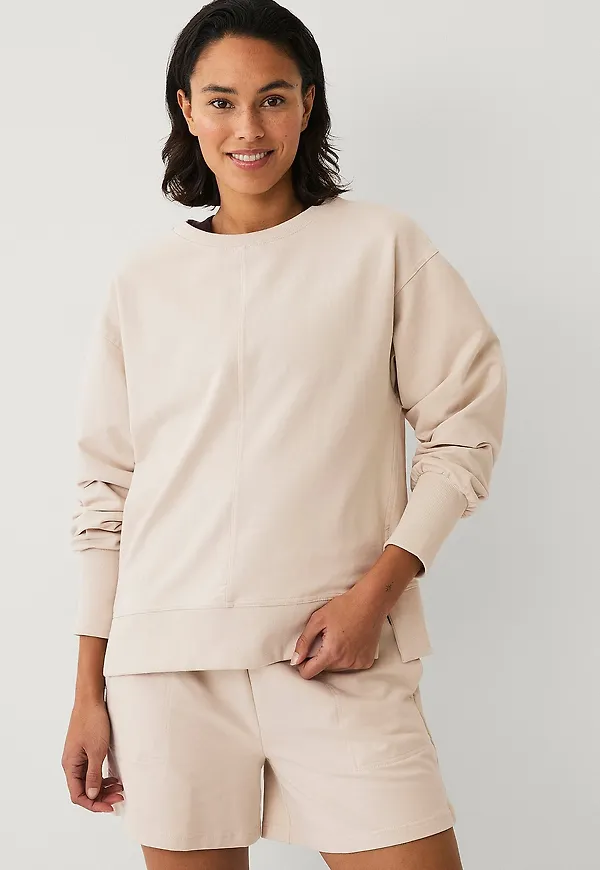 Ellos STUDIO - Sweat Crewneck Soft - Beige