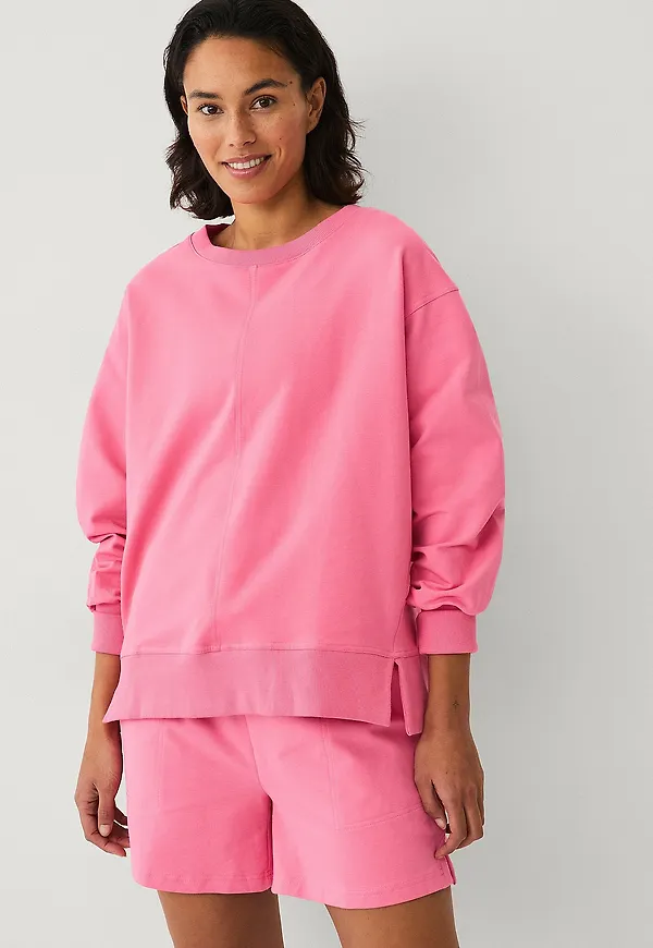 Ellos STUDIO - Sweat Crewneck Soft - Rosa