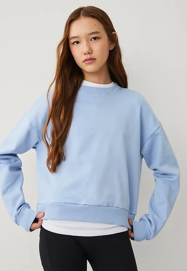 Ellos STUDIO - Sweatshirt Girl Sweat Crewneck Core - Blå
