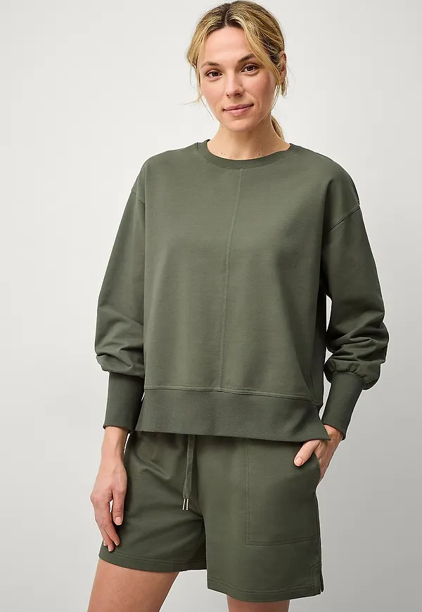 Ellos STUDIO - Sweatshirt Sweat Crewneck Soft - Grå