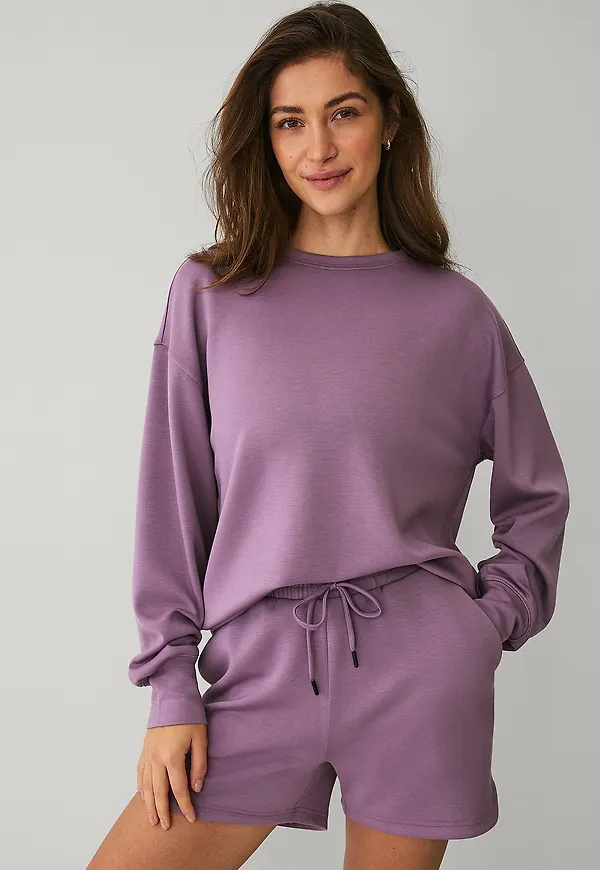 Ellos STUDIO - Sweatshirt Tech Sweat Crewneck - Lila