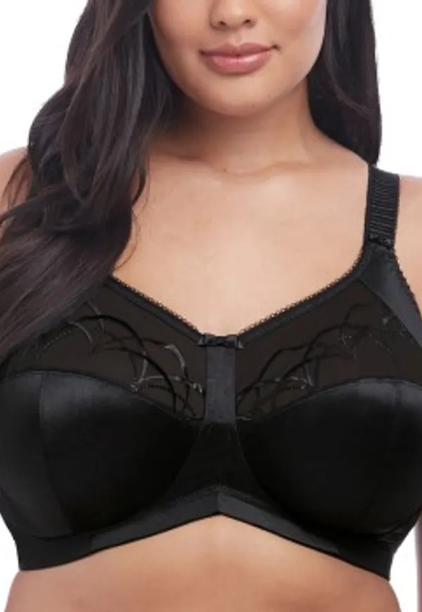Elomi BH Cate Lace Soft Bra Svart I 90 Dam