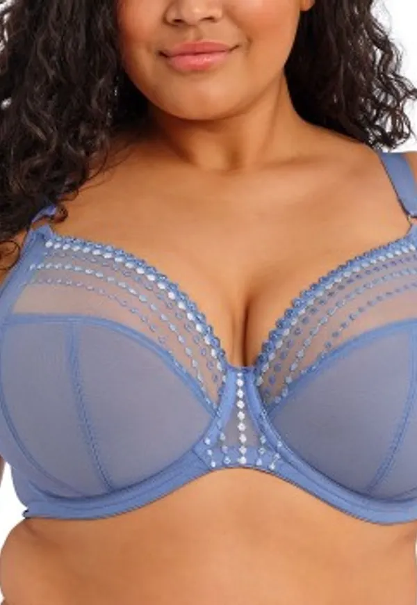 Elomi BH Matilda Underwired Plunge Bra Blå J 75 Dam
