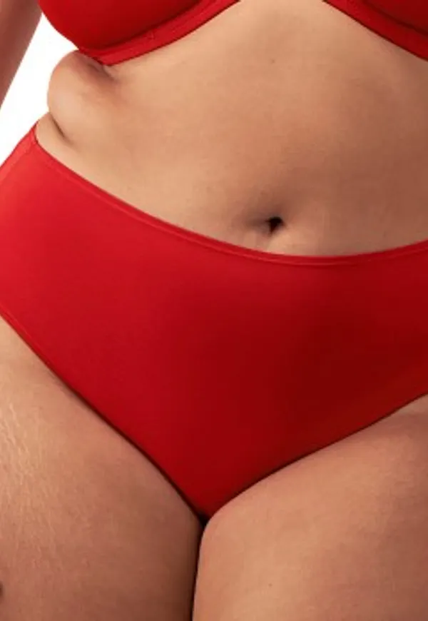 Elomi Trosor Smooth Full Brief Röd viskos XL/XXL Dam