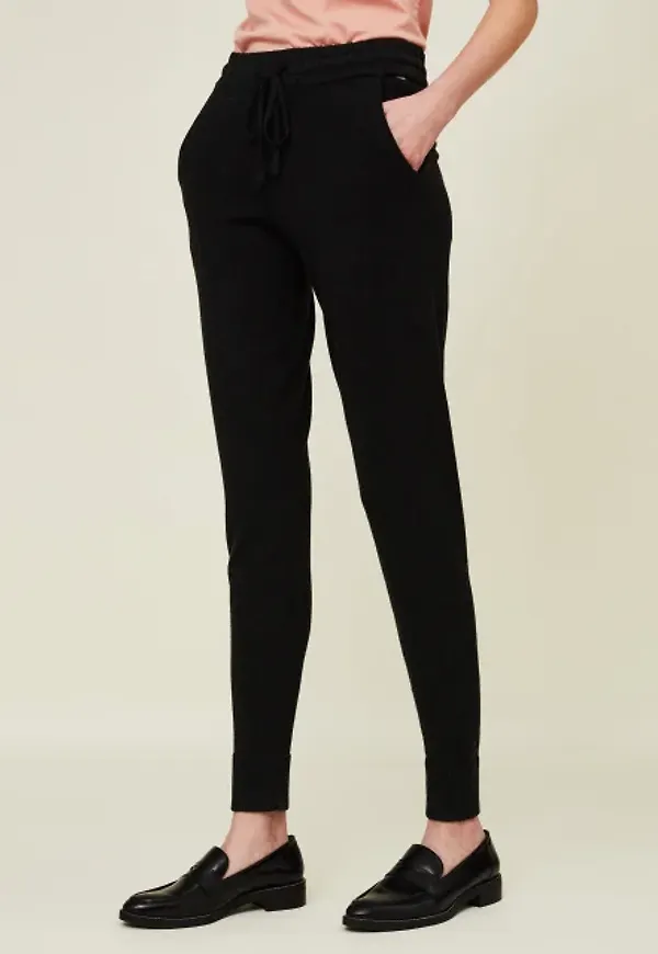 Elyssa Merino/viscose Blend Knitted Track Pants
