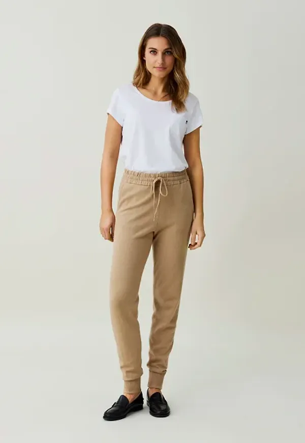 Elyssa Merino/viscose Blend Knitted Track Pants