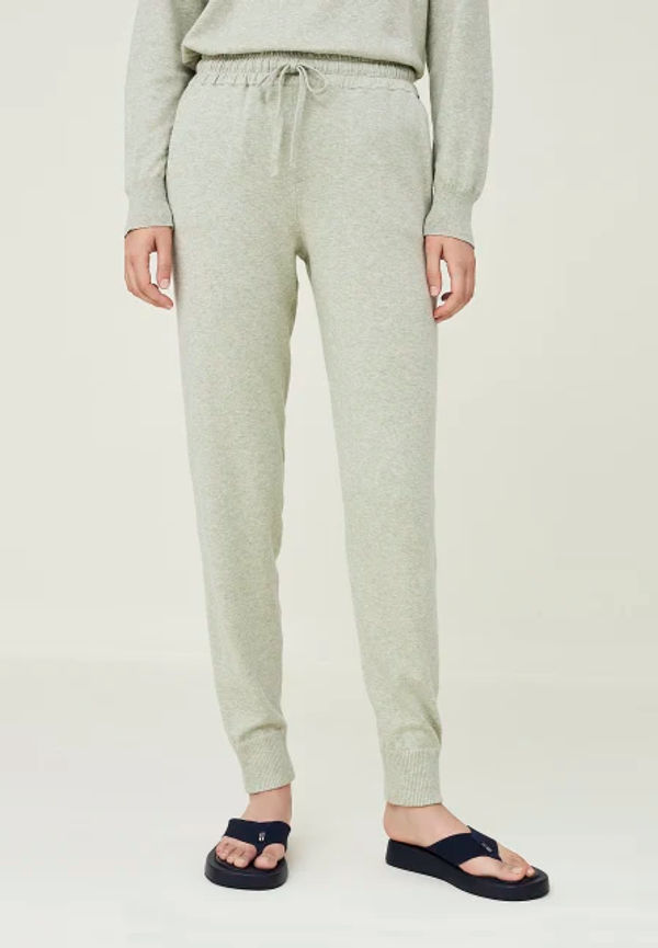 Elyssa Organic Cotton/lyocell Knitted Pants