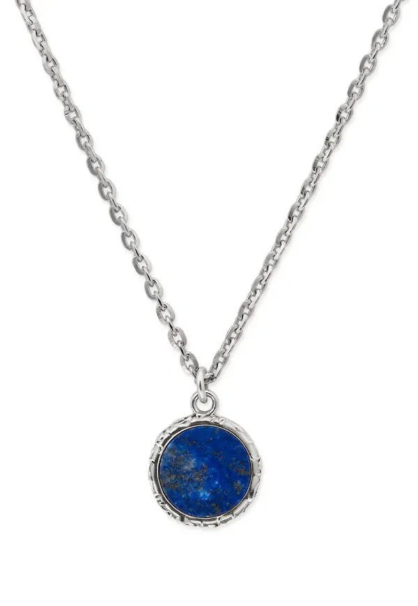 Emanuele Bicocchi Flourish Lapis amuletthalsband - Silverfärgad
