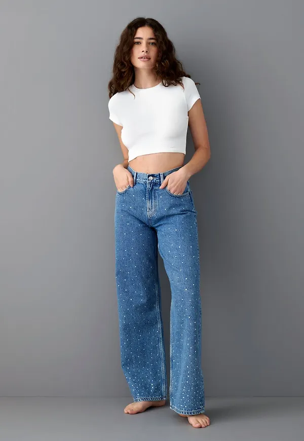 Embellished jeans