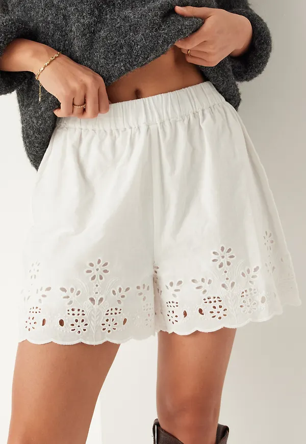 Embroidered Shorts