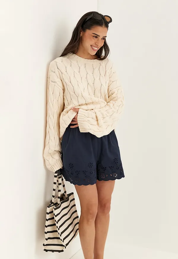 Embroidered Shorts