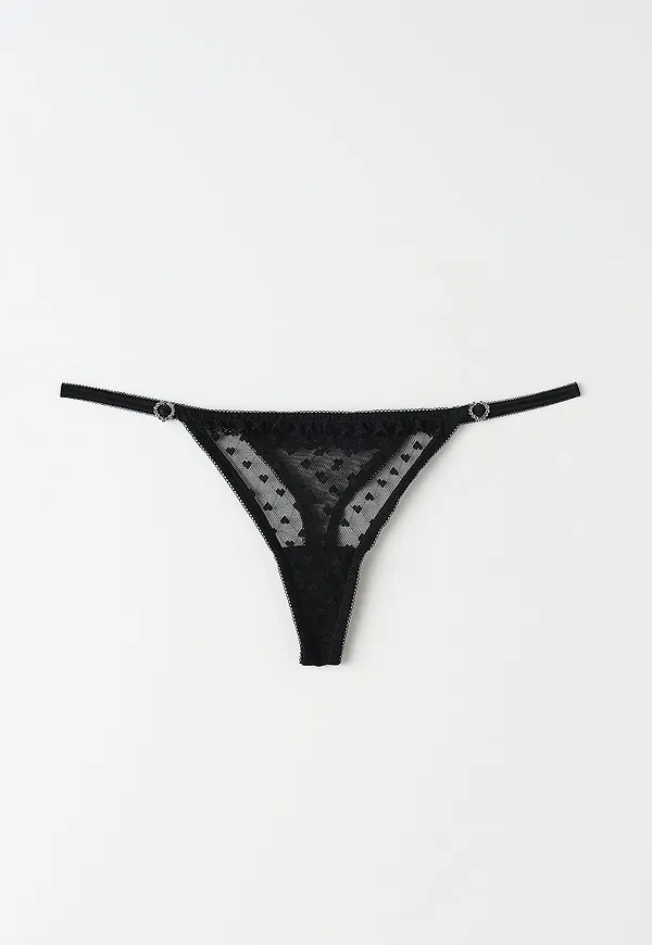 Emelie lace thong
