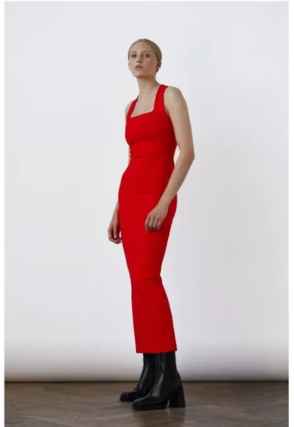 Emile Dress - Scarlet