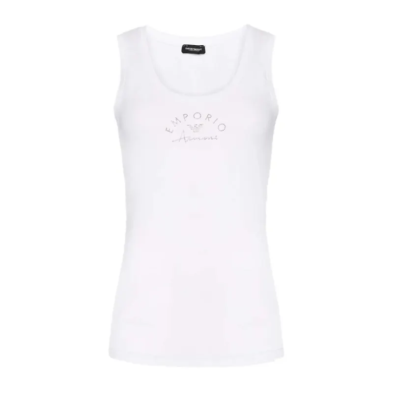 Emporio Armani - Linnen - Vit - Dam - Storlek: S,Xs