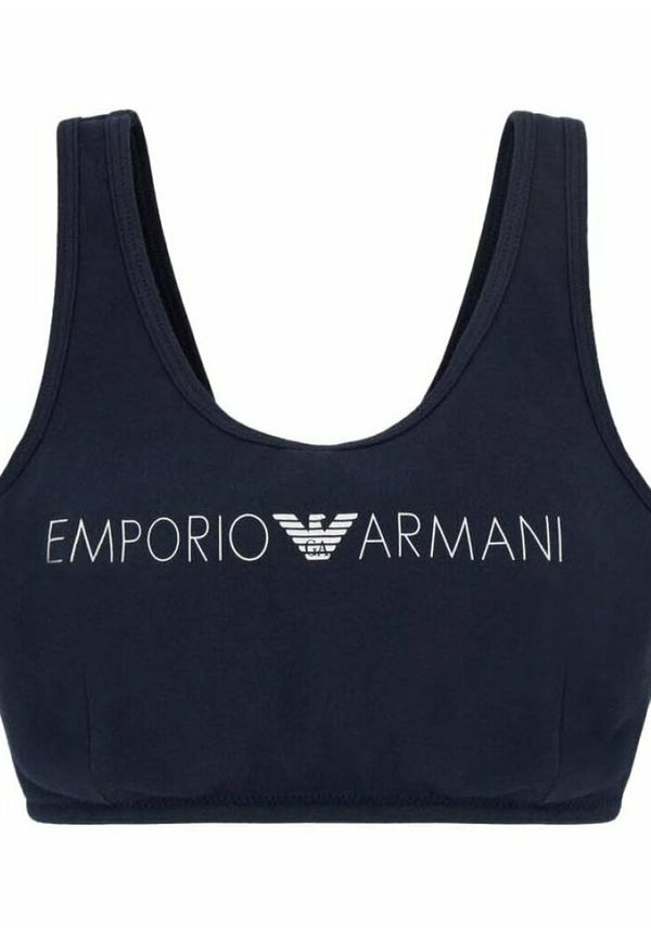 Emporio Armani - Sportbh - Blå - Dam - Storlek: L,M,S,Xs