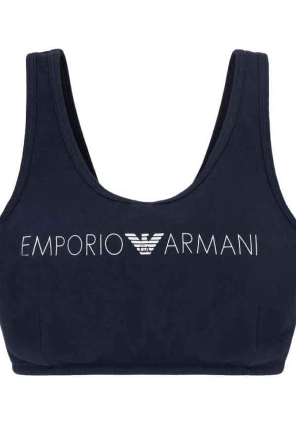 Emporio Armani - Sportbh - Blå - Dam - Storlek: S