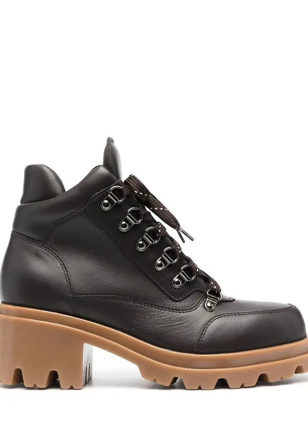 Emporio Armani Chalet Collection vandrarkängor 65 mm - Brun