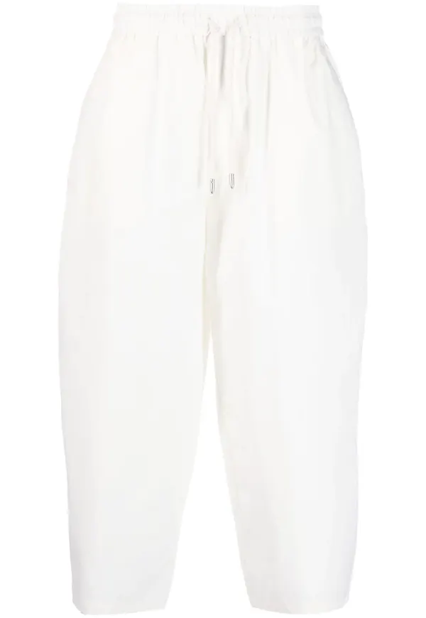 Emporio Armani croppade sweatpants - Neutral