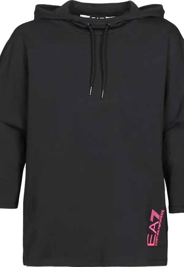 Emporio Armani EA7 Hoodies Svart, Dam