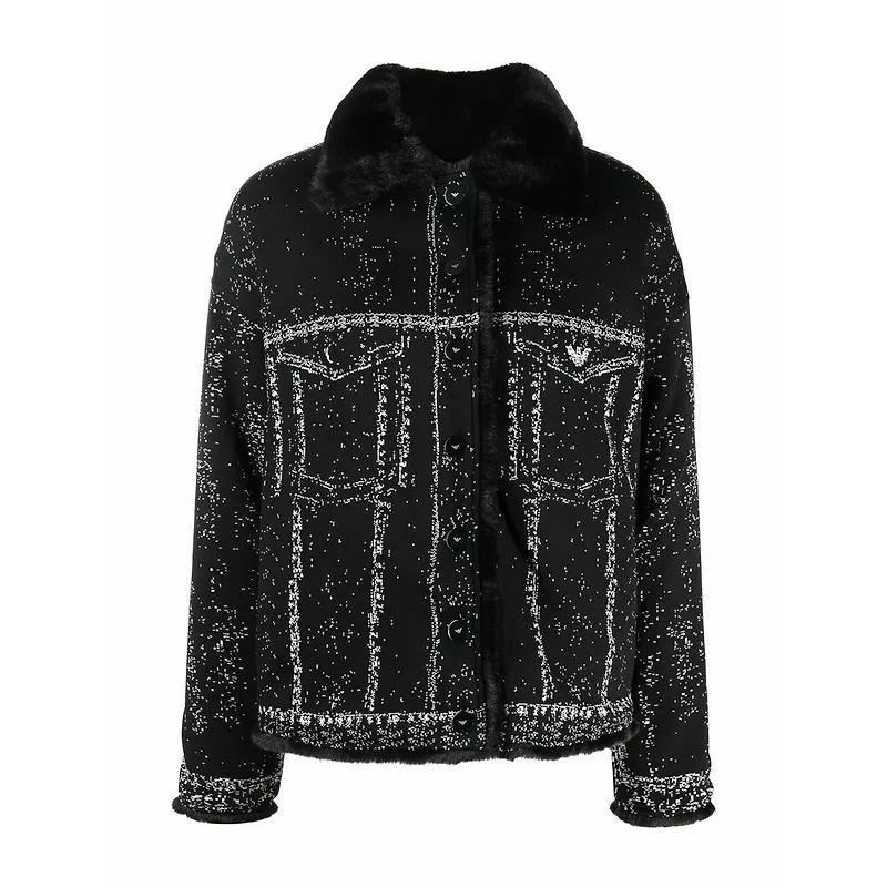 Emporio Armani Emporio Armani Jackets Black Svart, Dam