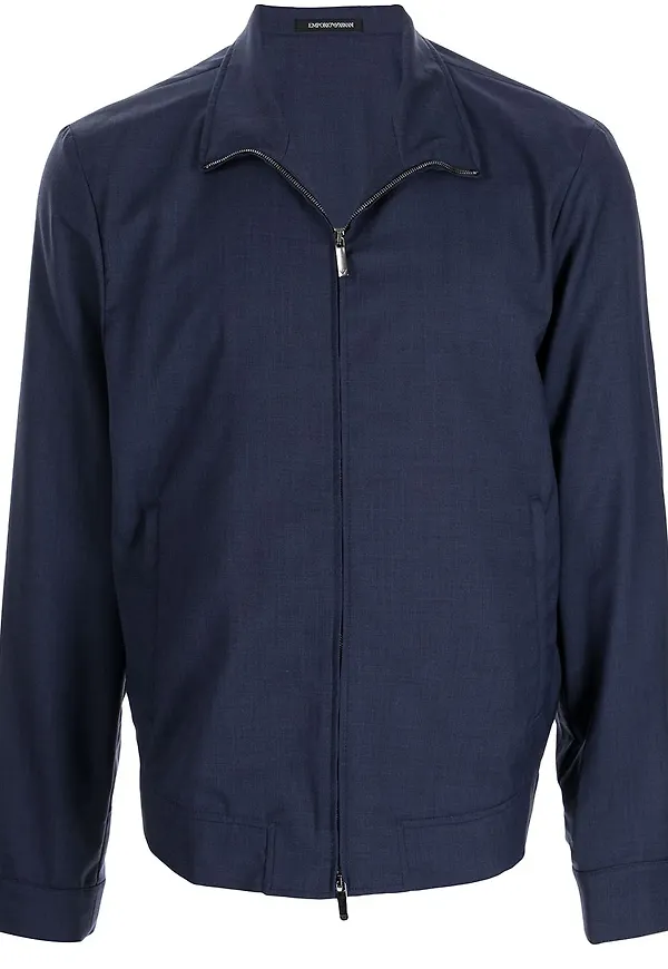 Emporio Armani enfärgad lättviktsjacka - Blå