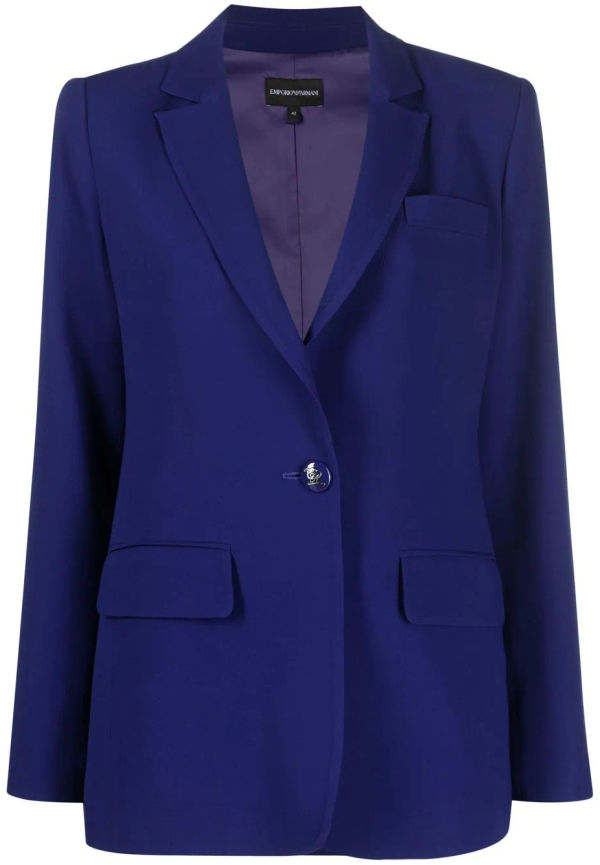 Emporio Armani enkelknäppt kavaj - Lila
