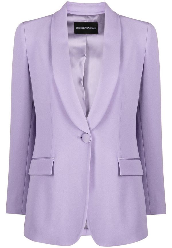 Emporio Armani enkelknäppt kavaj - Lila