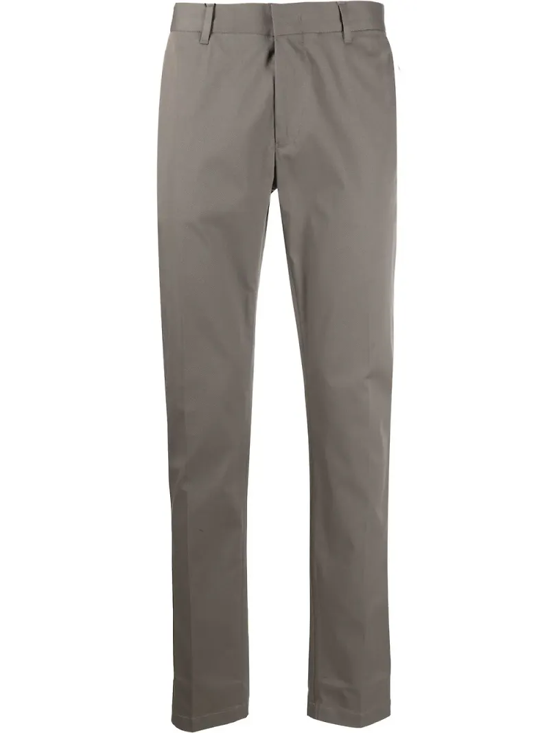 Emporio Armani finbyxor med smal passform - Grå