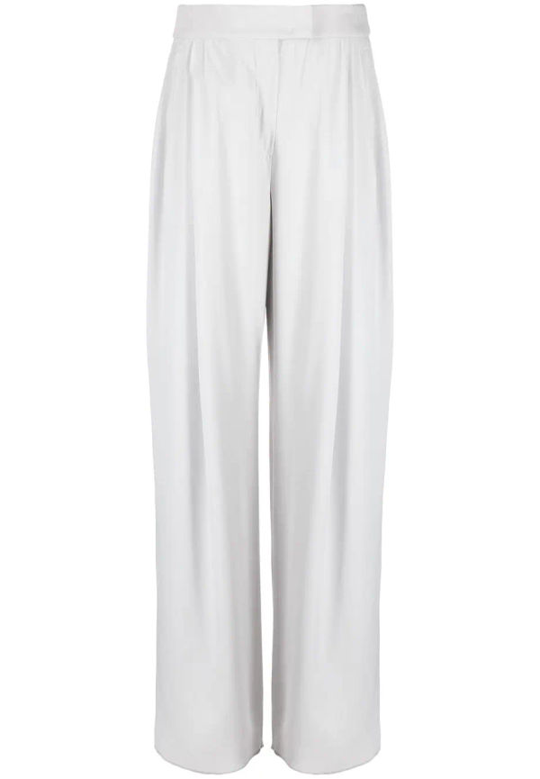 Emporio Armani finbyxor med vida ben - Grå