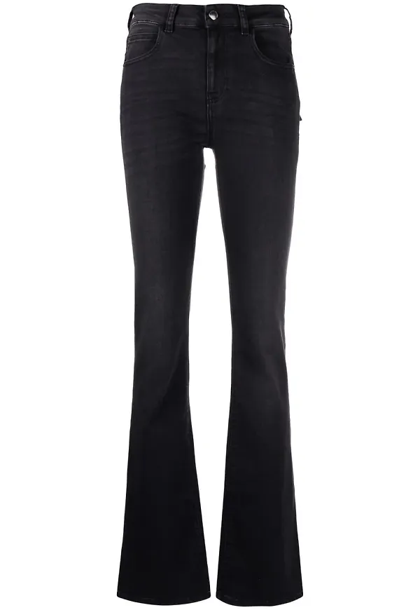 Emporio Armani flare-jeans - Svart
