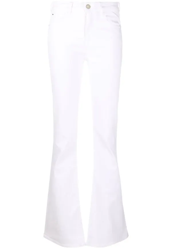 Emporio Armani flare-jeans - Vit