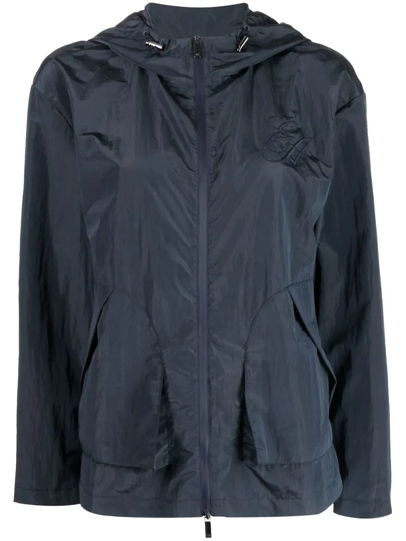 Emporio Armani jacka med huva - Blå