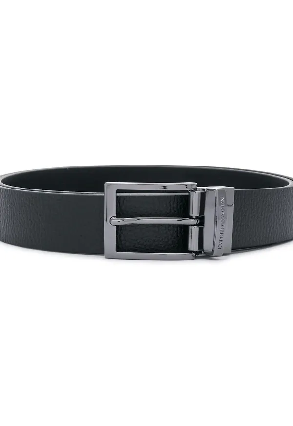 Emporio Armani klassiskt skärp - Svart