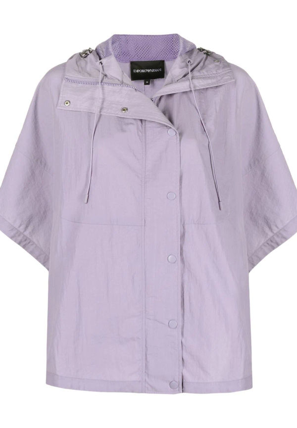 Emporio Armani kortärmad parkas - Lila