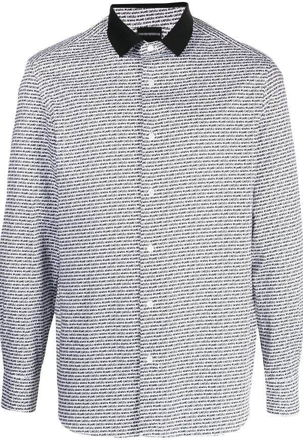 Emporio Armani logo-print shirt - Vit