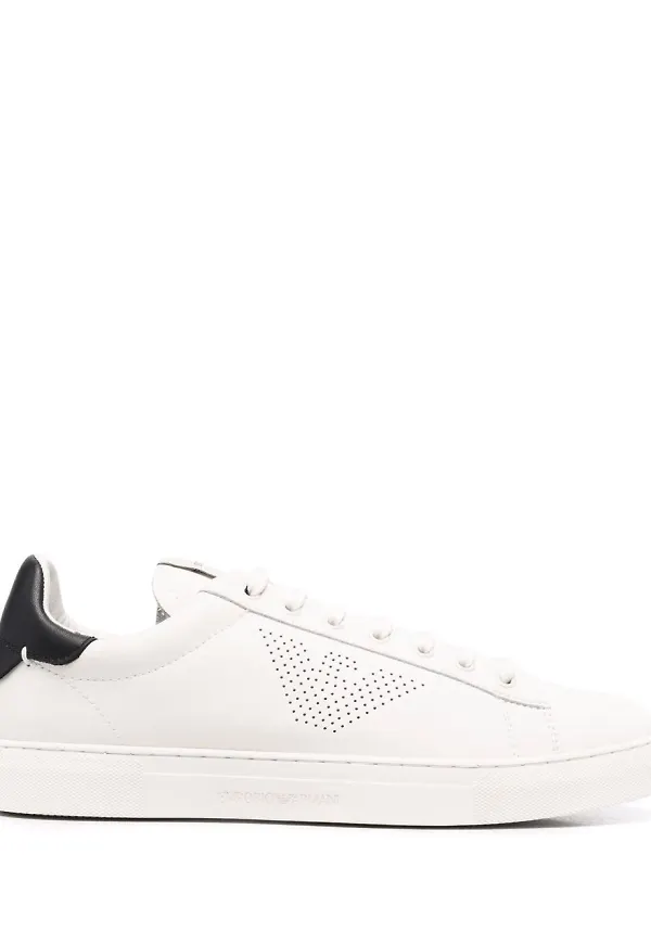 Emporio Armani låga sneakers - Neutral