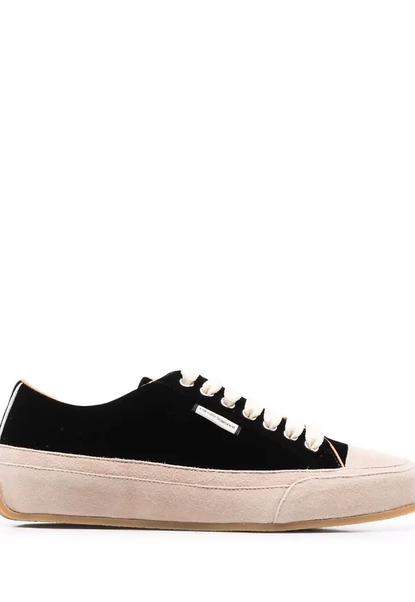 Emporio Armani låga sneakers - Svart