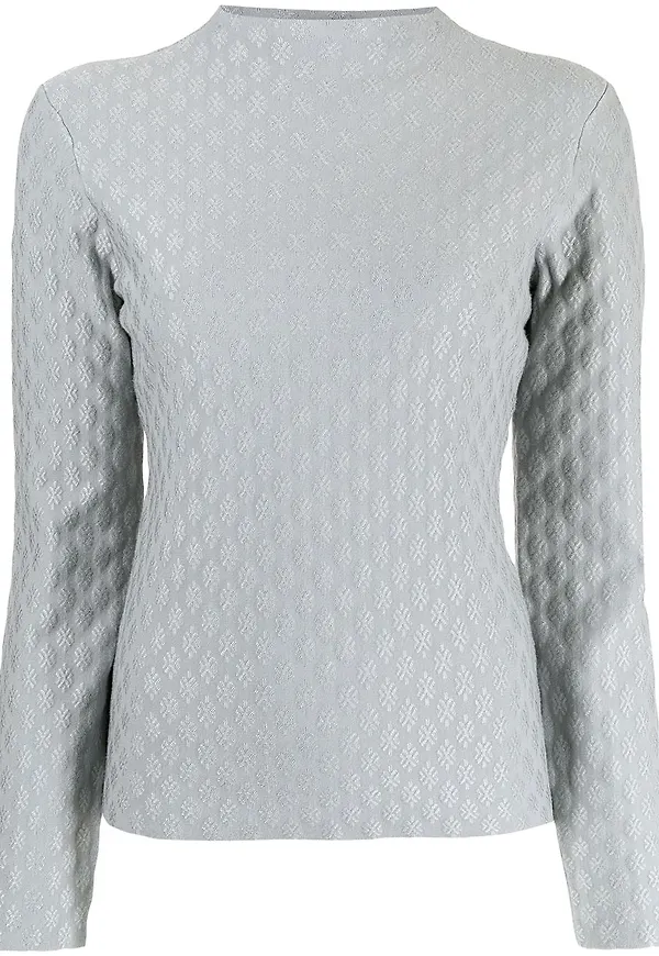 Emporio Armani långärmad topp - Grå