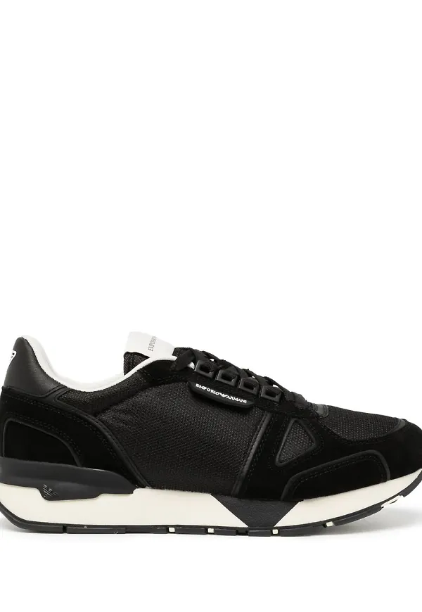 Emporio Armani löparsneakers - Svart