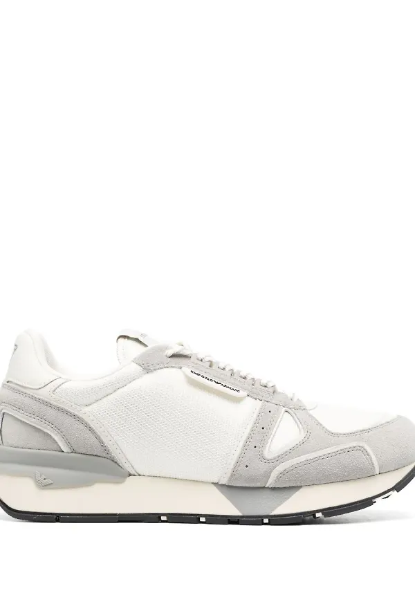 Emporio Armani löparsneakers - Vit