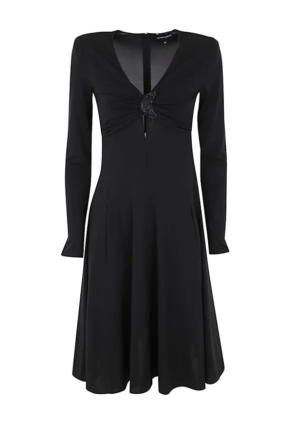 Emporio Armani Maxi klänningar Svart, Dam